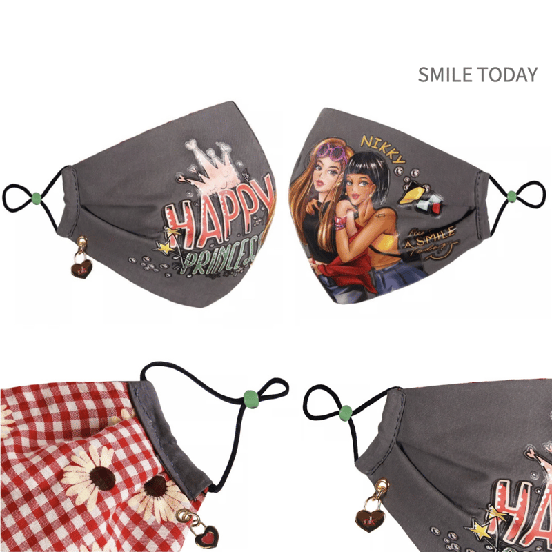 NIikky by Nicole Lee チャーム付きマスク（アジャスター調節付） | nic