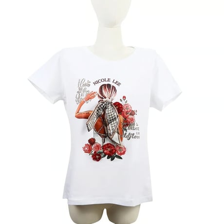 〜BLIND DATE〜ラウンドネックTシャツ★ホワイト★