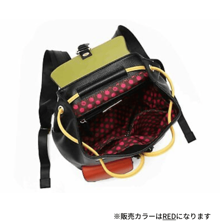 nicolelee リュック【レッド×ネイビー】