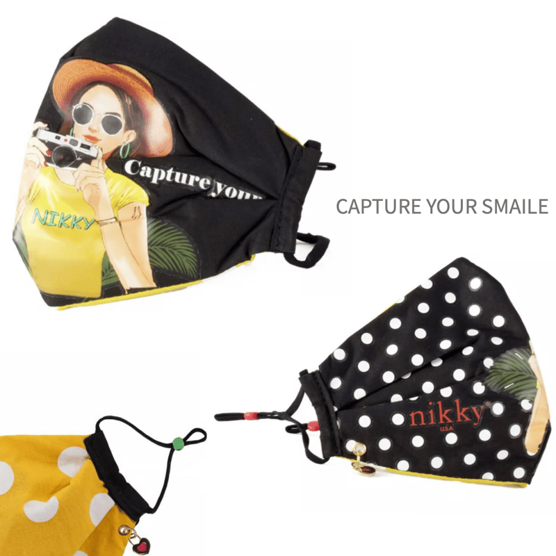 NIikky by Nicole Lee チャーム付きマスク（アジャスター調節付） | nic