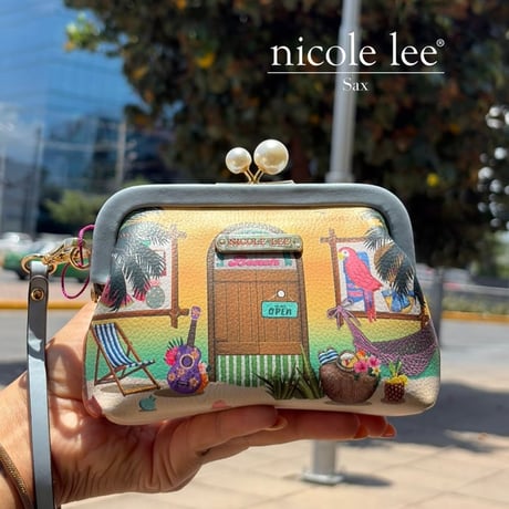 【数量限定】nicolelee チェルシーパールコインケース＆ポーチ