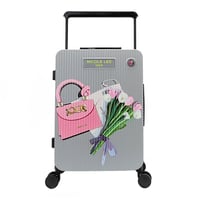 【数量限定】〜VIOLET BLOSSOM〜リブキャリーオンケース★1～2泊のご旅行におすすめ★