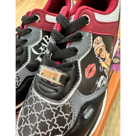 〜LADY IN BLACK〜レースアップファッションスニーカー