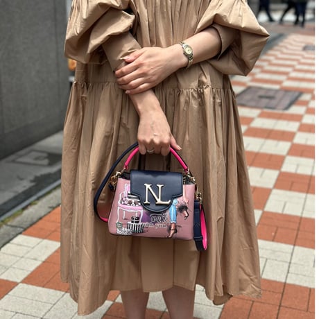 nicolelee NLロゴ入りミニバッグ★軽量★