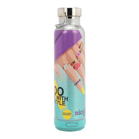【ベストセラー】～nicolelee～ Bluetoothスピーカー付きタンブラー★600mL★