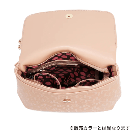 〜EMBOSSED ELEGANCE〜コンバーチブルフラップバックパック/ショルダーバッグ ★２way★