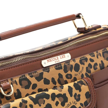 〜nicolele LEOPARD〜トップハンドルバッグ