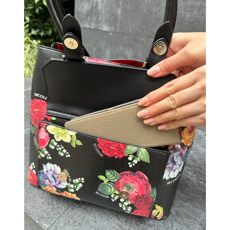 ル*ク様 コヤンイサムチョン☆横長トートバッグ ヒョウ柄 ボアキルト