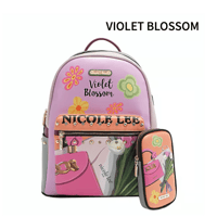 【ベストセラー】nicolelee ファッションバックパック(ラージ)★A4・PC対応★