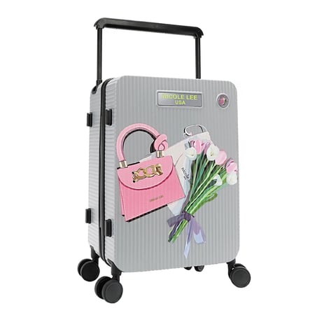 【数量限定】〜VIOLET BLOSSOM〜リブキャリーオンケース★1～2泊のご旅行におすすめ★
