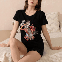 〜BLIND DATE〜ラウンドネックTシャツ★ブラック★