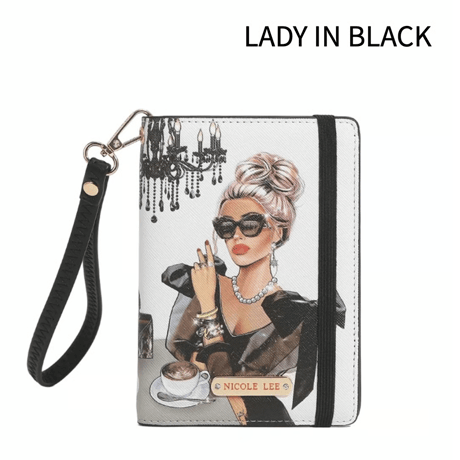【アウトレット】nicolelee パスポートケース★Lady in Black★