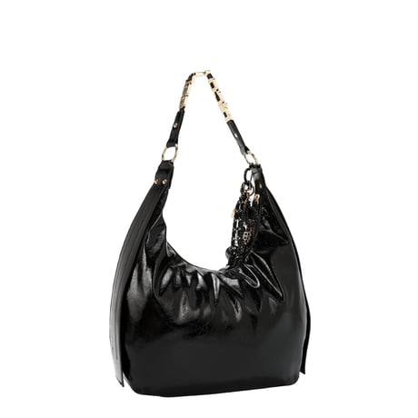 ～SHIMMER LUXE～ホーボーバッグ★チャーム付き★