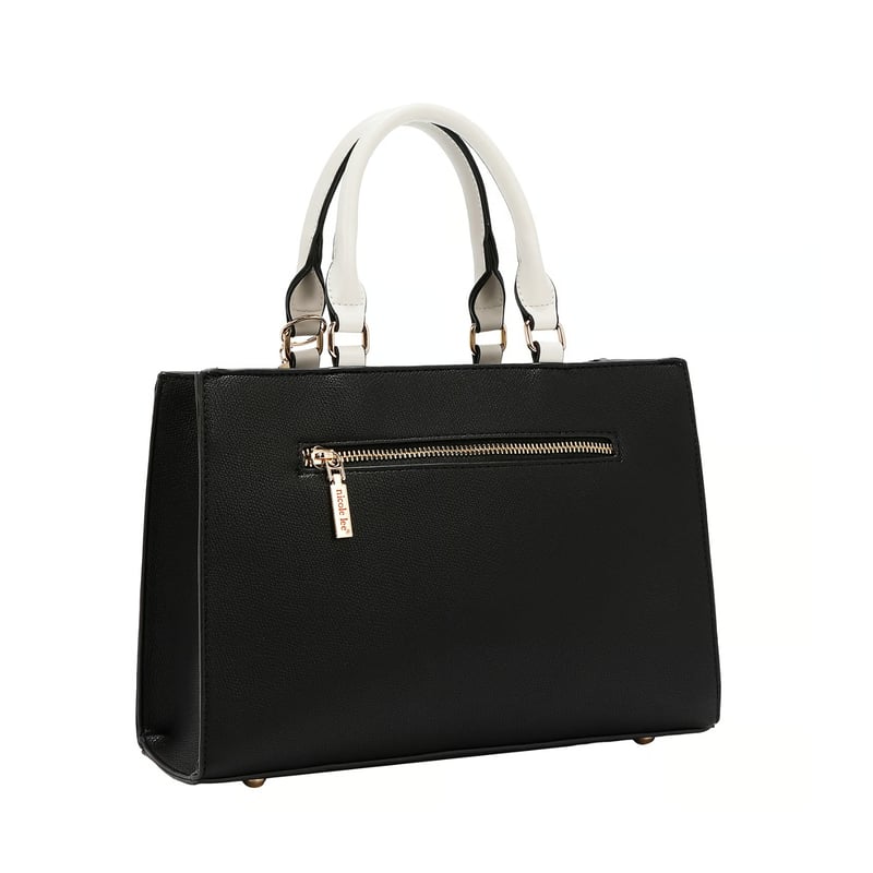 COLOR BLOCK～ポケットサッチェルバッグ☆コンパクトでおすすめ