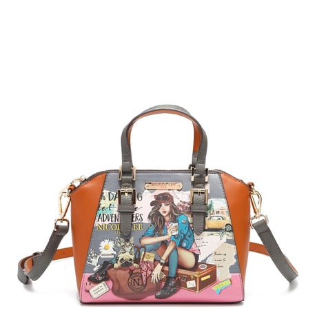 ～JOURNEY OF STEPHANIE～3点セット(トートバッグ+ミニボストン+ポーチ)★A4対応・軽量★