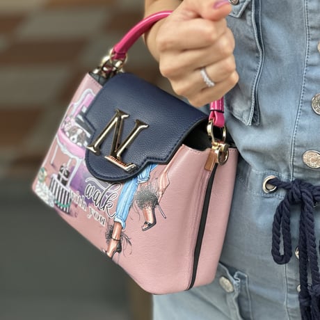 nicolelee NLロゴ入りミニバッグ★軽量★