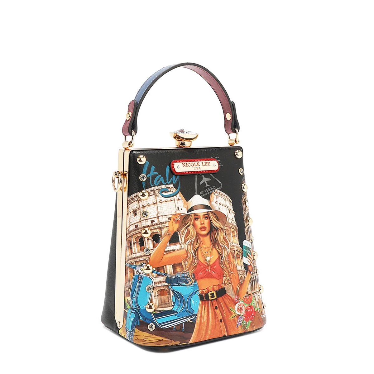 nicolelee ダイヤモンドストーンクラッチショルダー | nicolelee.tokyo