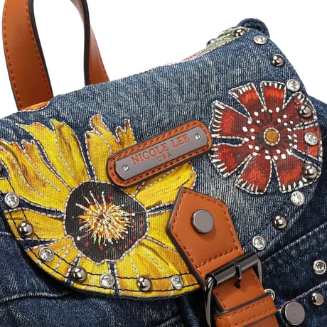 〜BUTTER FLOWER DENIM〜デニムリュック