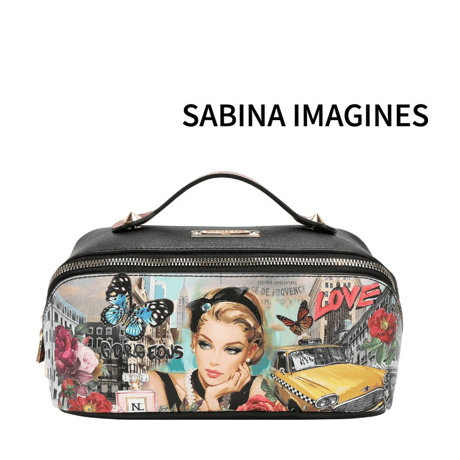 ～SABINA IMAGINES～トップハンドル付きコスメポーチ
