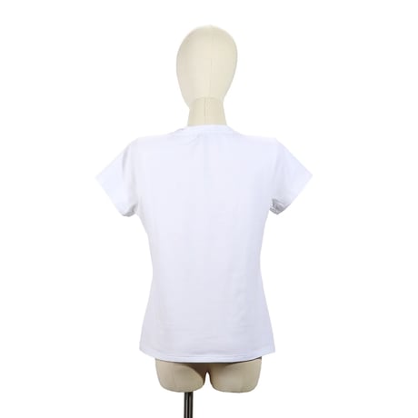 〜MARTHA TRAVELS ITALY〜VネックTシャツ★WHITE★
