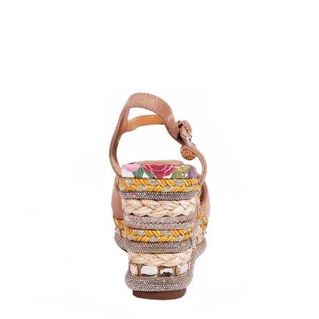 【数量限定】〜BONNIE ESPADRILLE〜ウェッジサンダル★BEIGE★