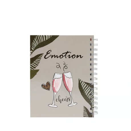 ～EMOTION～スパイラルプランナー＆ノート★ジッパー付きポケットと付箋付き★