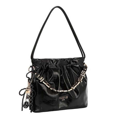 ～SHIMMER LUXE～スクエアショルダーバッグ★チャーム付き★
