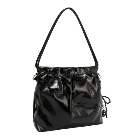 ～SHIMMER LUXE～スクエアショルダーバッグ★チャーム付き★