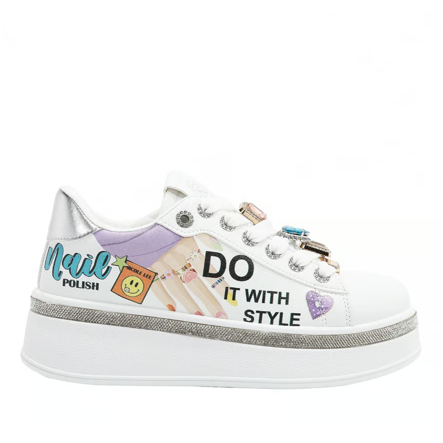 数量限定】nicolelee ファッション ブリンストーン スニーカー 数量限定】nicolelee ファッション ブリンストーン スニーカー