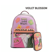 【ベストセラー】nicolelee ファッションバックパック(ラージ)★A4・PC対応★