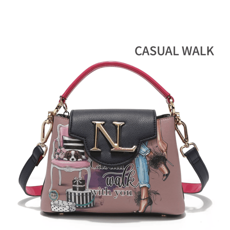 nicolelee NLロゴ入りミニバッグ★軽量★