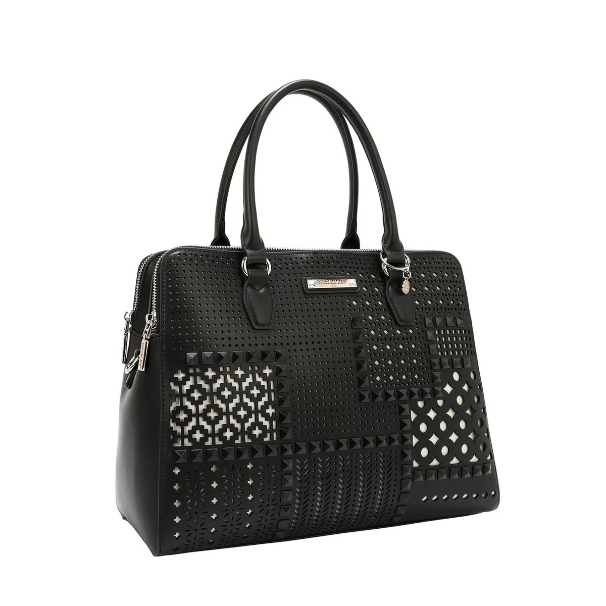 GEOMETRIC CUTOUT~ ハンドバッグ ☆A4対応・ビジネスにおすすめ GEOMETRIC CUTOUT~ ハンドバッグ ☆A4対応・ビジネスにおすすめ