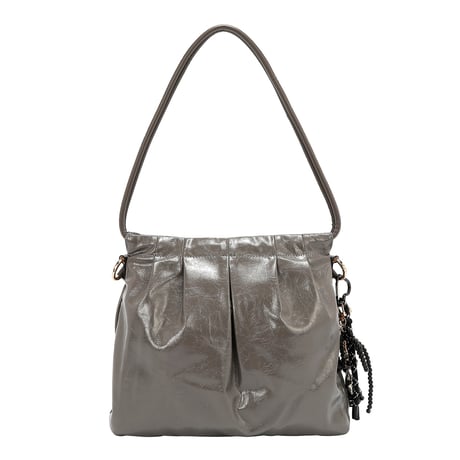 ～SHIMMER LUXE～スクエアショルダーバッグ★チャーム付き★
