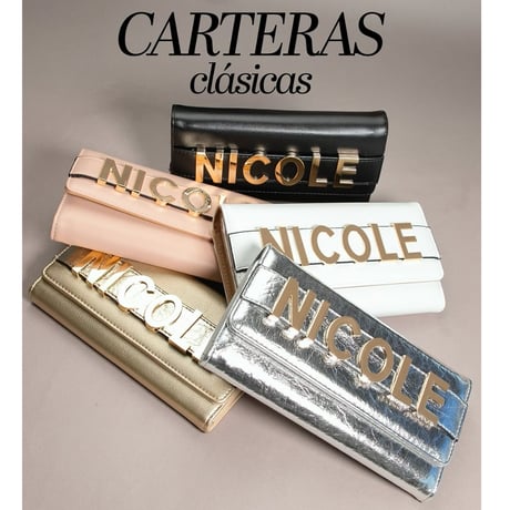 ～CALISTA NICOLE ～フラップ付きウォレット★４色展開★