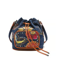〜BUTTER FLOWER DENIM〜デニムバケットショルダー