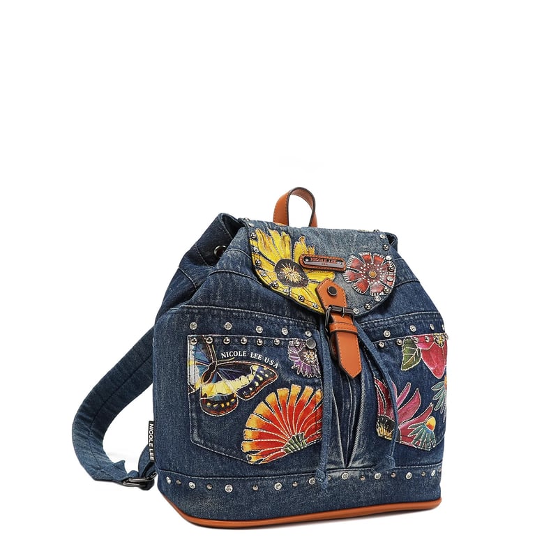 ☆数量限定☆〜BUTTER FLOWER DENIM〜デニムリュック | nicolelee.