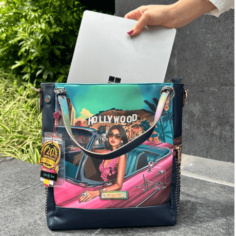〜HOLLYWOOD DRIVE〜ラージトートバッグ★A4対応・デザイナーサイン入り★★