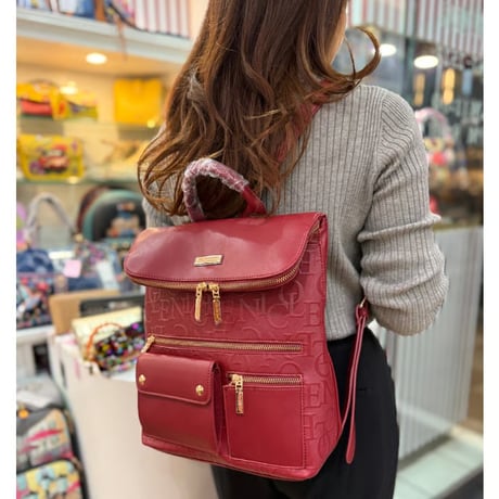 〜EMBOSSED ELEGANCE〜マルチポケット バックパック ★A4対応★