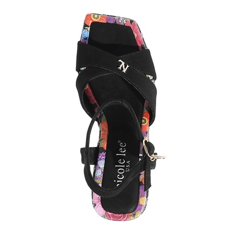 【数量限定】〜BONNIE ESPADRILLE〜ウェッジサンダル★BLACK★