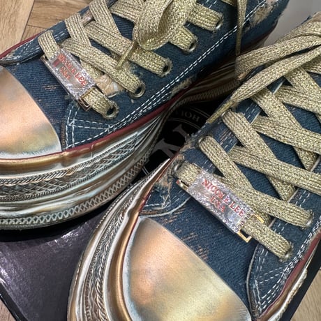Vintage デニムスニーカー（BLUE）