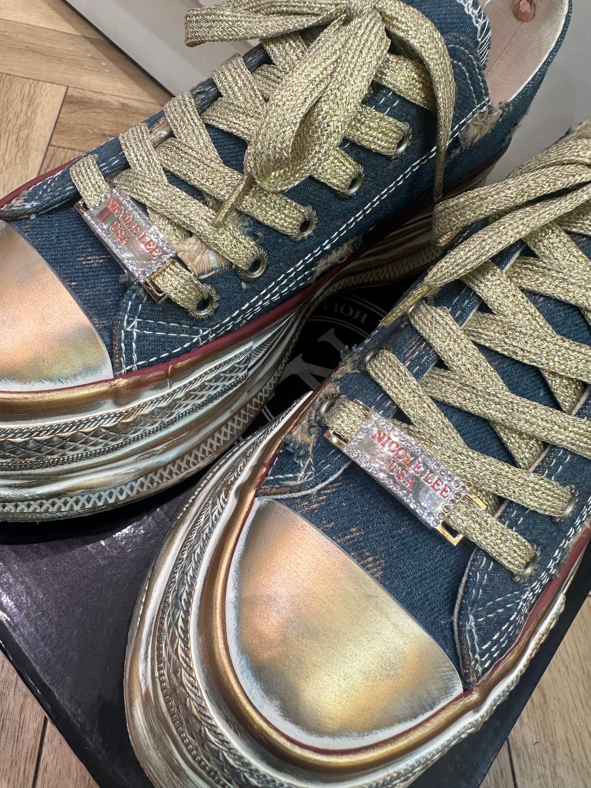 vintageスニーカーデニムパンツ　ブルー ジーンズ デニム デニムパンツ 「新色ヴィンテージブルー追加