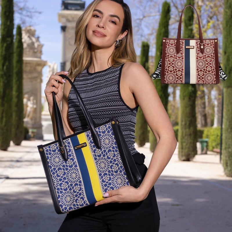 GEOMETRIC〜レーザーカットトートバッグ | nicolelee.tokyo