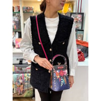 〜nicolelee〜ダイヤモンドストーンクラッチショルダー★スマホが縦に入ります★