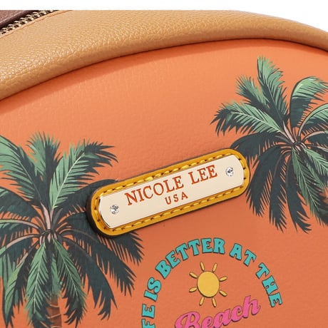 ～SUN & SAND～ファッションバックパック(ラージサイズ)★A4・PC対応・ポーチ付き★