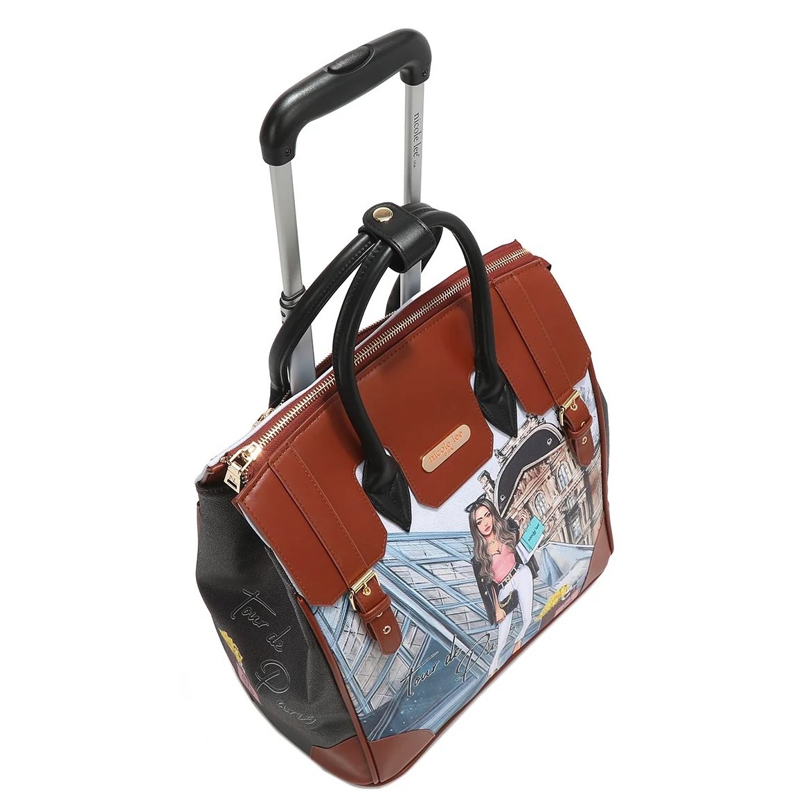Nicole lee ボストンキャリー Hardside Carry-On Spinner 20