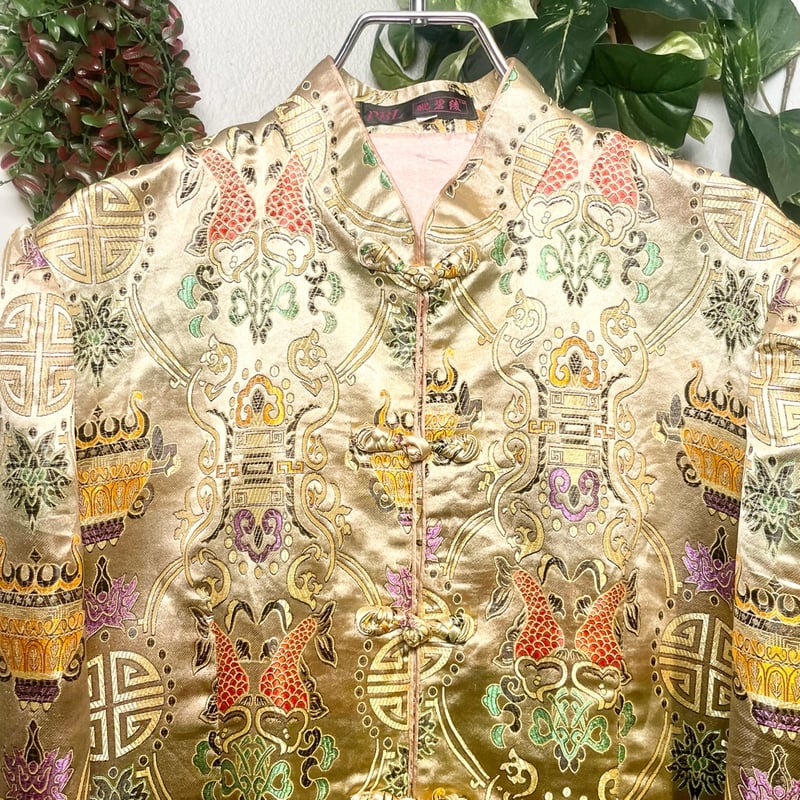 ゴージャスなチャイナジャケット IGB0119 | 古着屋mumu ゴージャスなチャイナジャケット IGB0119 | 古着屋mumu