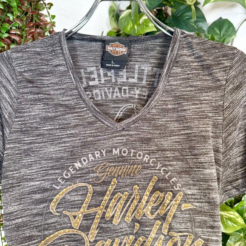 ハーレーダビットソン　ラメ　tシャツ　y2k キラキラ　半袖　ハーレー ハーレーダビットソン ラメ tシャツ y2k キラキラ 半袖 ハーレー
