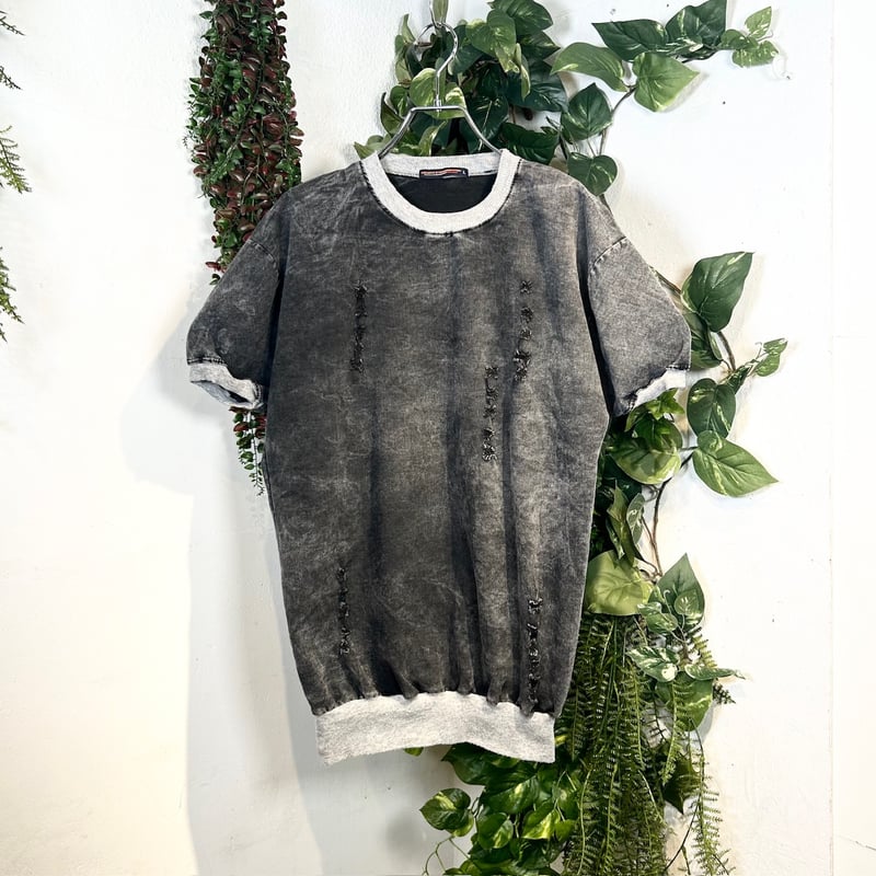 デニム風ダメージTシャツ IGB0716 | 古着屋mumu