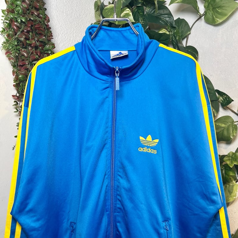 蛍光ラインのadidasトラックジャケット IGB0295 | 古着屋mumu 蛍光ラインのadidasトラックジャケット IGB0295 | 古着屋mumu