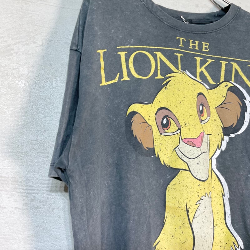 vintage⭐︎レア柄【ベビー】ライオンキング　シンバTシャツ 80〜85㎝相当 ライオンキング・シンバ 子供用Tシャツ 劇団四季ミュージカルグッズ